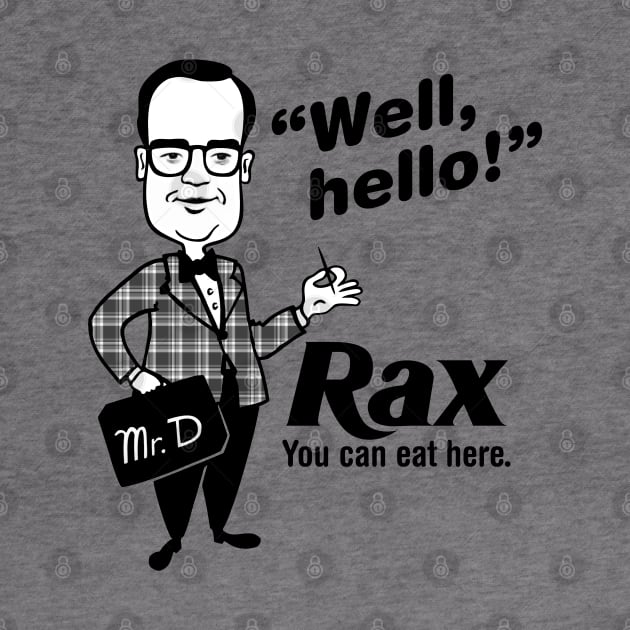 Rax Roast Beef Mr. Delicious vintage fast food by carcinojen